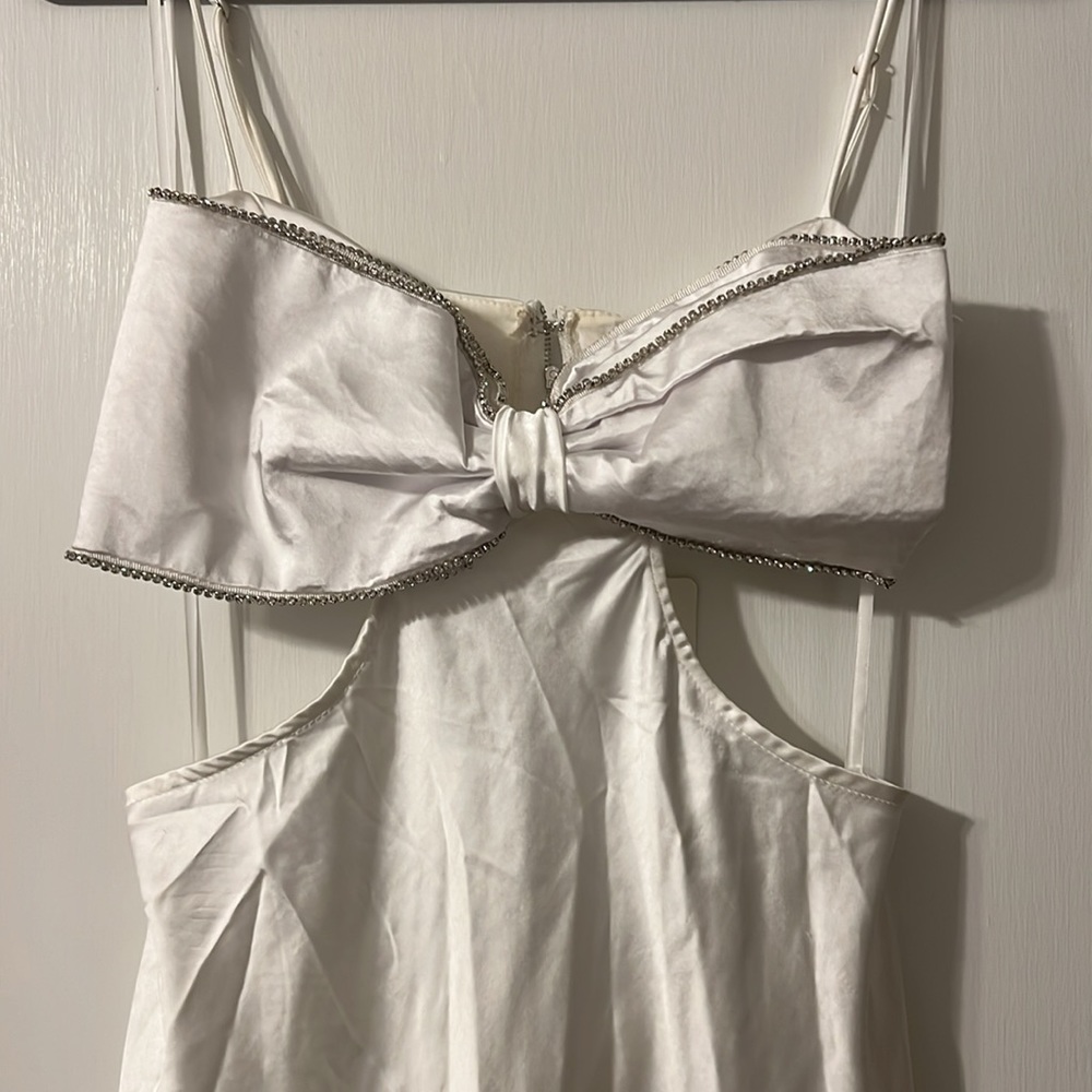 Bow White Maxi